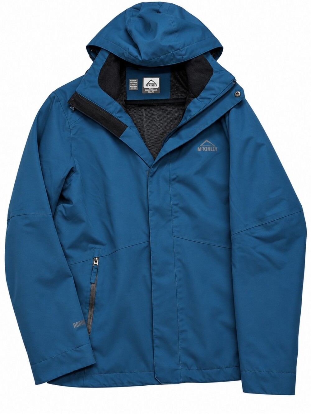Mc Kinley Men's Blue Waterproof Hooded Jacket